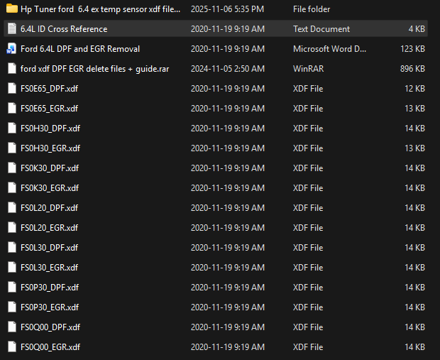 2008-2010 Powerstroke 6.4L XDF