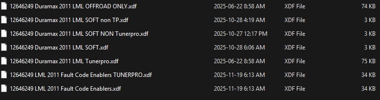 2011-2016 Duramax LML XDF