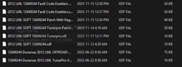 2011-2016 Duramax LML XDF