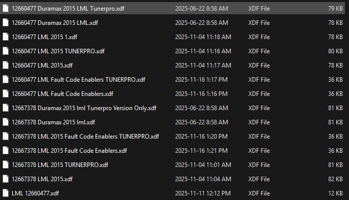 2011-2016 Duramax LML XDF