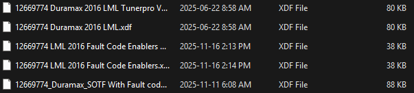 2011-2016 Duramax LML XDF