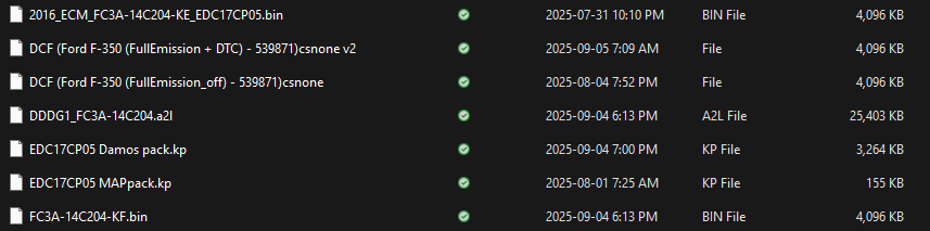 2015-2016 Powerstroke 6.7L A2L