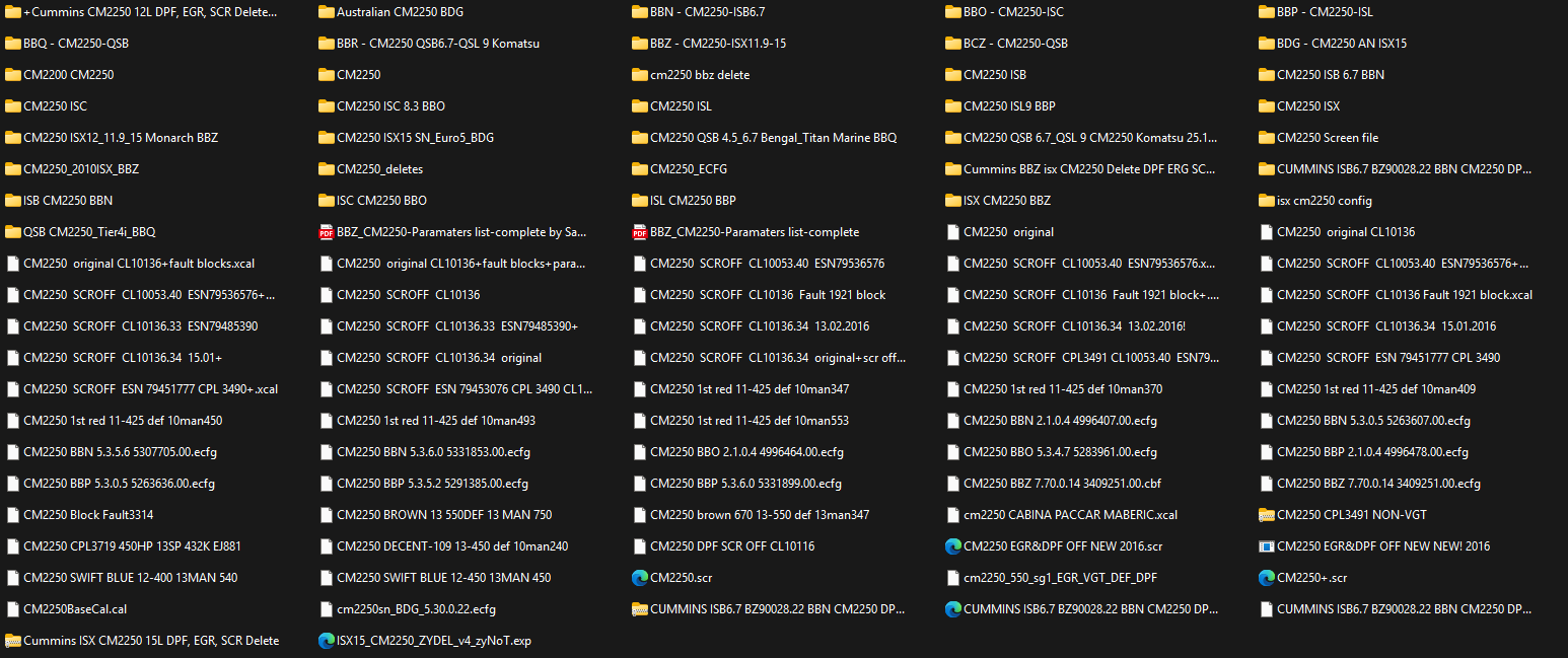 Cummins HD CM2250 ECFG